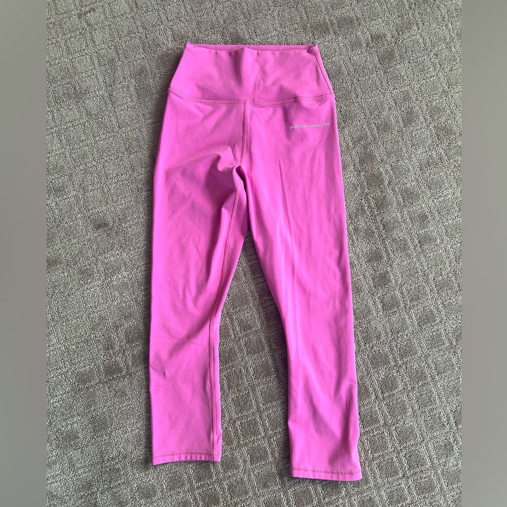 Spiritual Gangster Perfect 7/8 pink Leggings